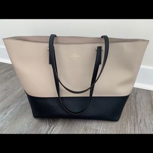 Kate Space large color block tote